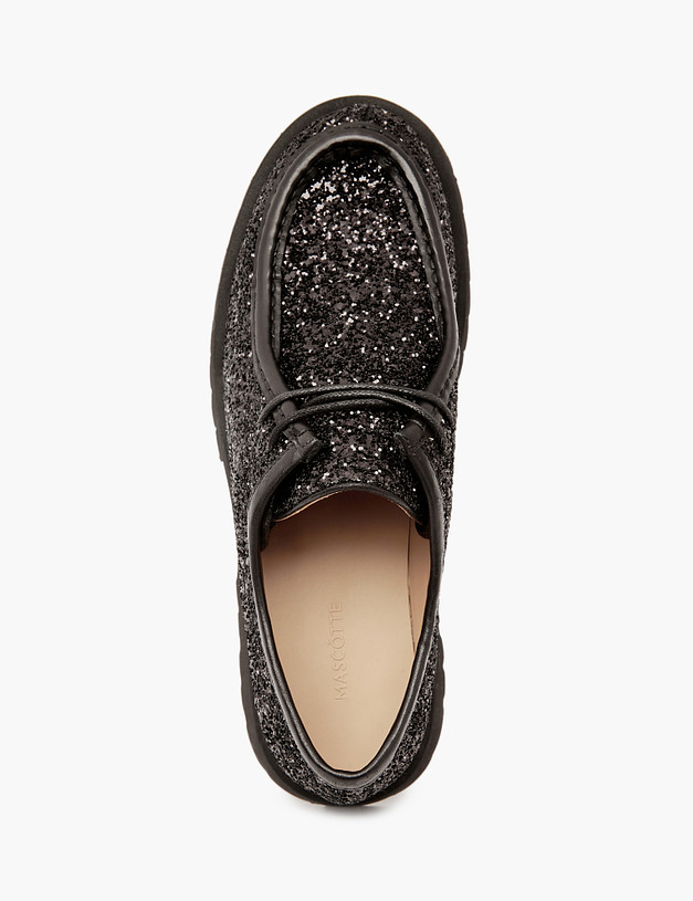 Черные женские полуботинки  MASCOTTE 15-410611-0202 | ракурс 4