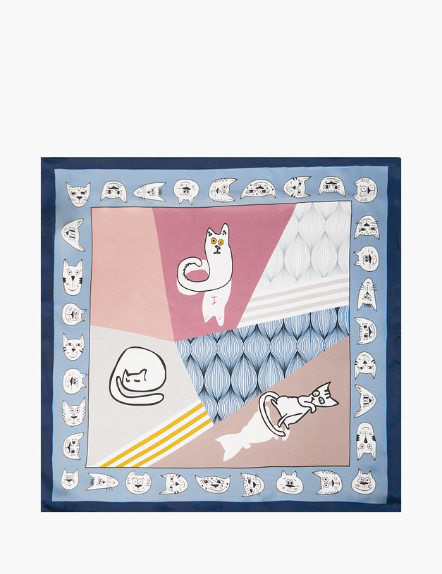 Серый женский платок MASCOTTE 779-5120-2110 | ракурс 2