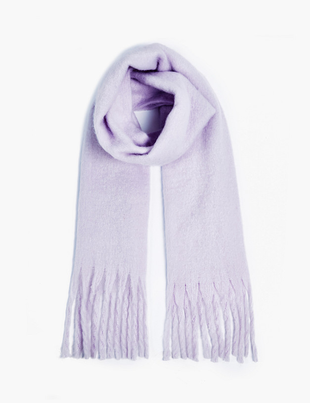 Фиолетовый женский шарф MASCOTTE 766-2221-2407 | ракурс 2