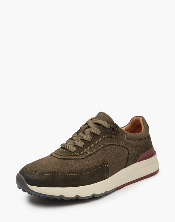 22-5150612-0304 Полуботинки для активного отдыха мужские нубук-велюр/текстиль-нат.кожа хаки, Mascotte