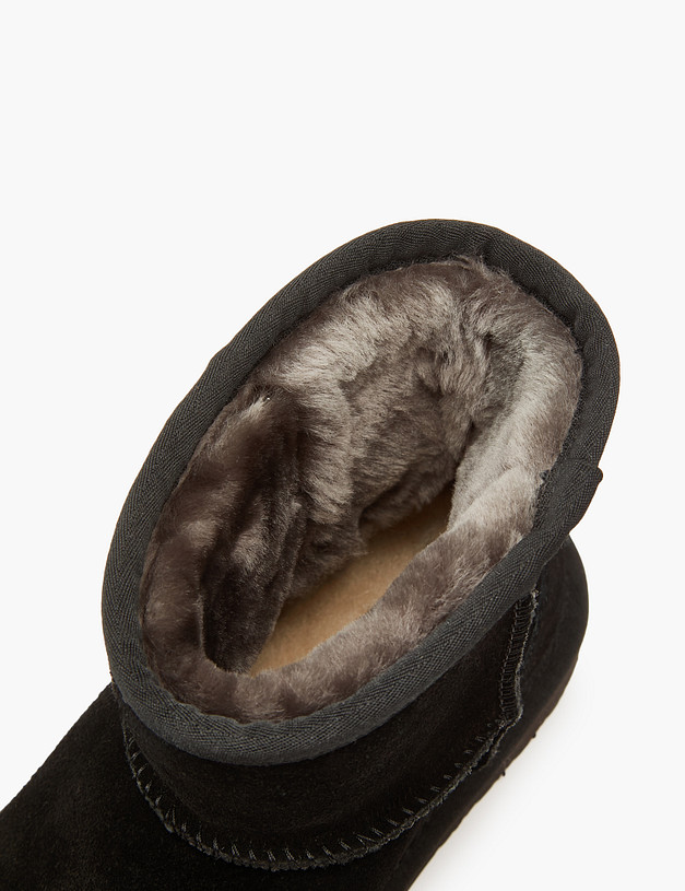 Черные женские угги MASCOTTE 234-3206531-0202 | ракурс 6 Черные женские угги MASCOTTE 234-3206531-0202 | ракурс 6