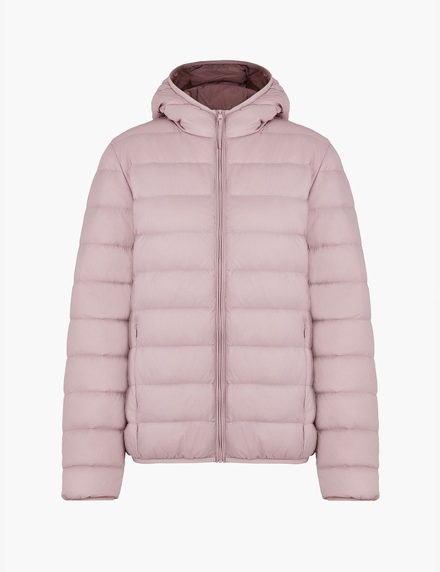Розовая женская куртка с капюшоном MASCOTTE 234-3173-2406 | ракурс 9 Розовая женская куртка с капюшоном MASCOTTE 234-3173-2406 | ракурс 9