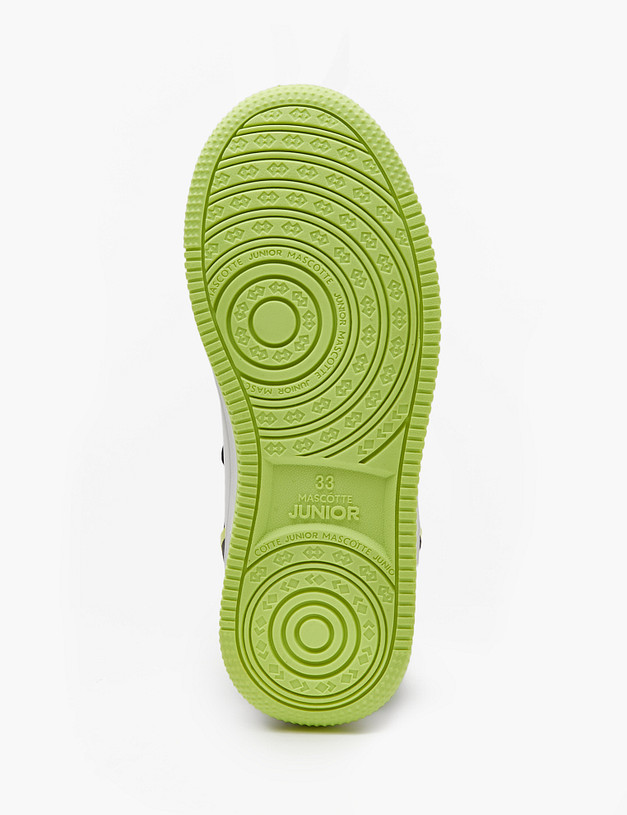 Черные высокие детские кроссовки с липучкой MASCOTTE 18-411622-0602 | ракурс 7 Черные высокие детские кроссовки с липучкой MASCOTTE 18-411622-0602 | ракурс 7