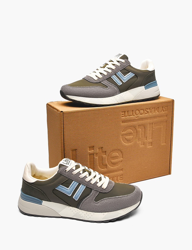 Серые мужские кроссовки MASCOTTE 64-6191022-0210 | ракурс 6