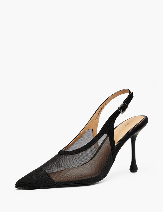 Черные женские туфли MASCOTTE 175-6101896-0202 | ракурс 2