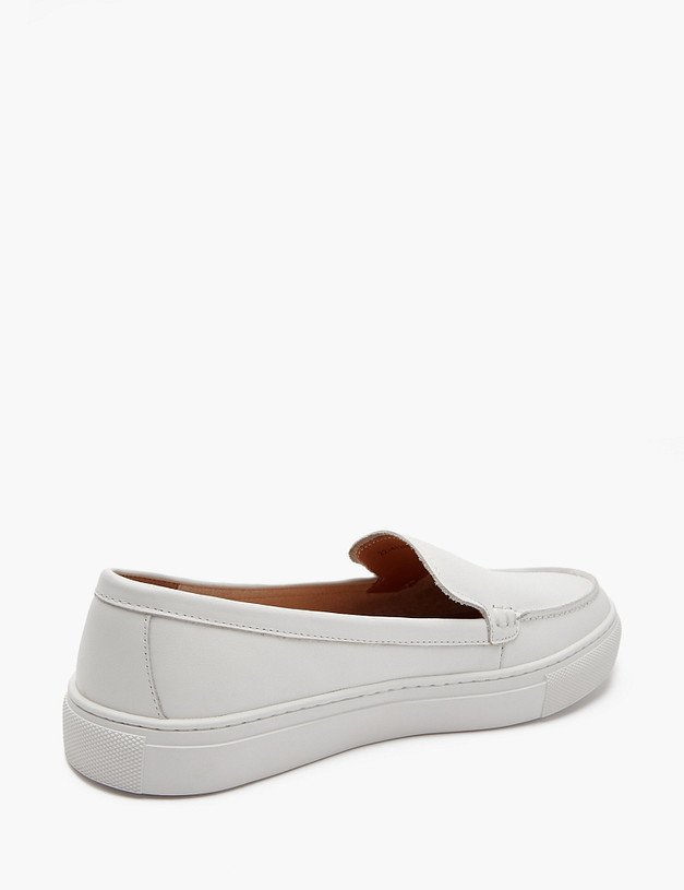 Белые кожаные женские слипоны MASCOTTE 22-4120412-4120M | ракурс 3 Белые кожаные женские слипоны MASCOTTE 22-4120412-4120M | ракурс 3