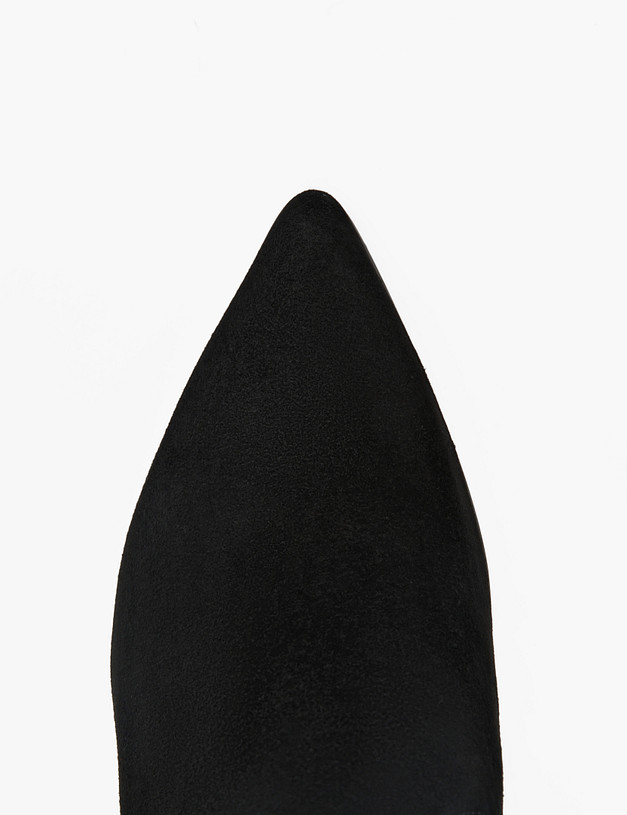 Черные женские ботильоны из велюра MASCOTTE 233-310821-3605M | ракурс 4 Черные женские ботильоны из велюра MASCOTTE 233-310821-3605M | ракурс 4