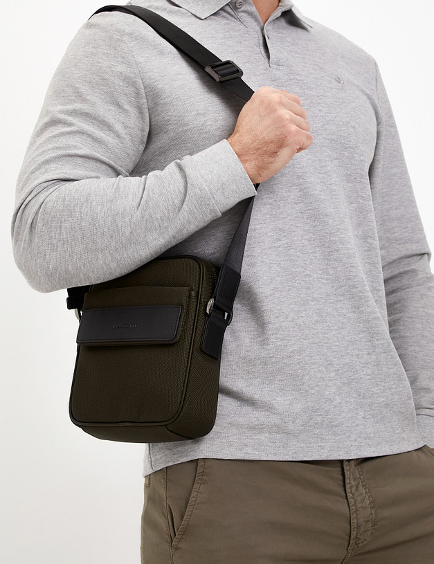 Оливковая мужская сумка MASCOTTE 604-4108-204 | ракурс 1