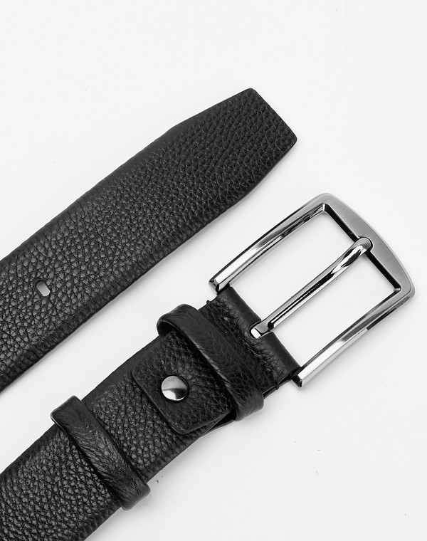 727-9117-0102 Ремень муж. нат.кожа черн, Mascotte