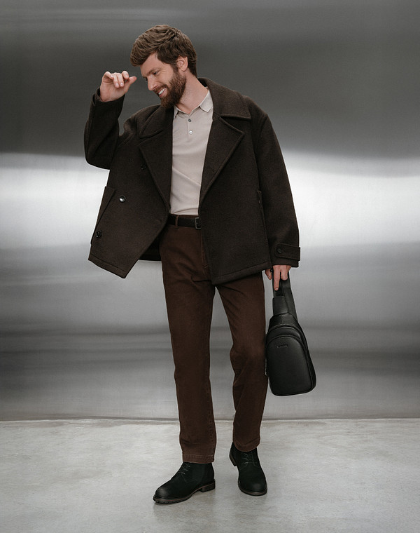 Черные мужские зимние ботинки 11490₽