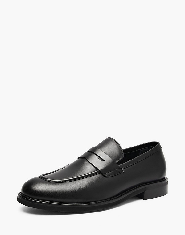 175-613911-0102 Полуботинки мужские нат.кожа/нат.кожа черн, Mascotte