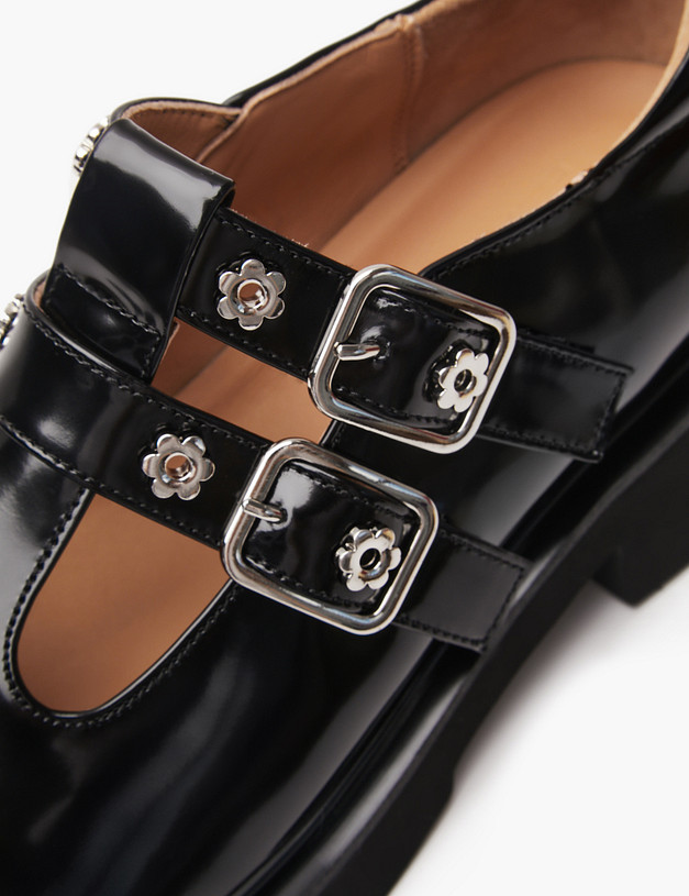 Черные женские туфли Мэри Джейн MASCOTTE 58-411912-0102 | ракурс 9 Черные женские туфли Мэри Джейн MASCOTTE 58-411912-0102 | ракурс 9