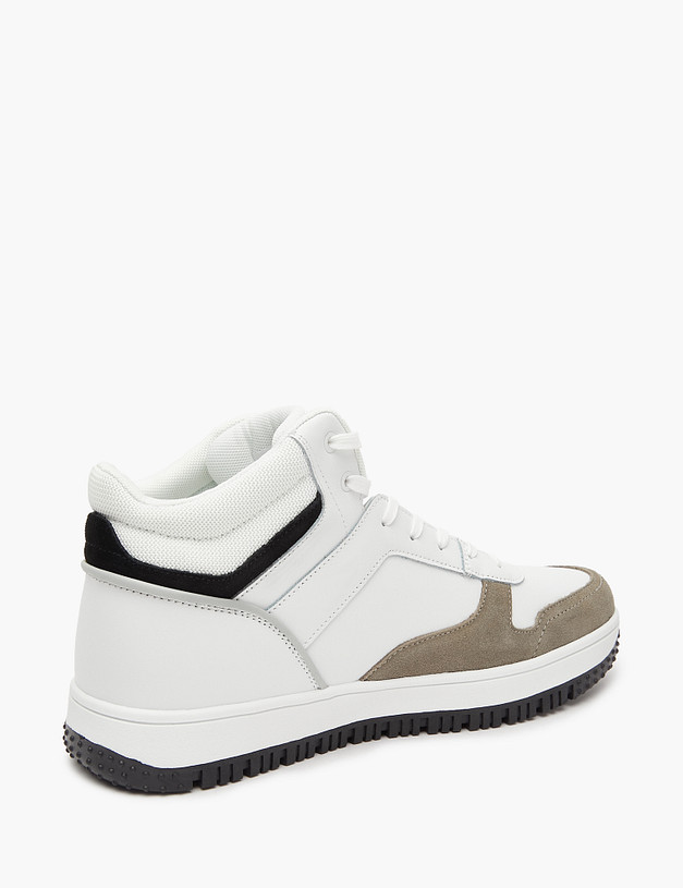 Белые мужские ботинки-хайкеры MASCOTTE 189-321221-0601 | ракурс 3