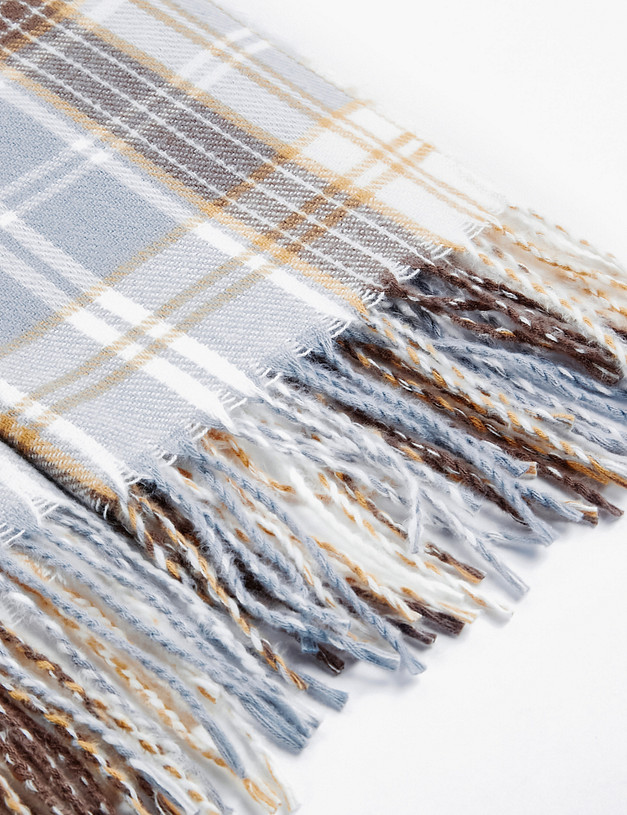 Серый женский шарф MASCOTTE 779-2202-2410 | ракурс 3