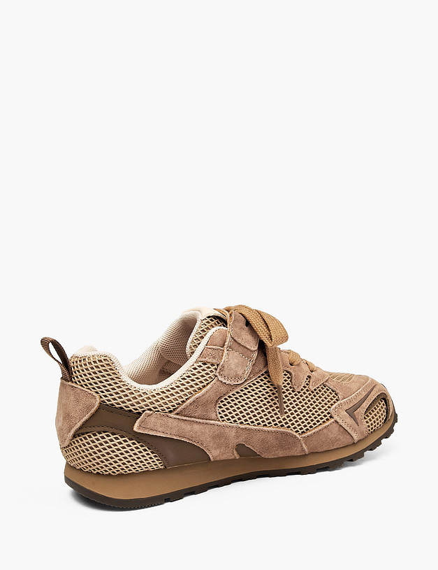 Коричневые детские кроссовки MASCOTTE 234-617421-0209 | ракурс 3