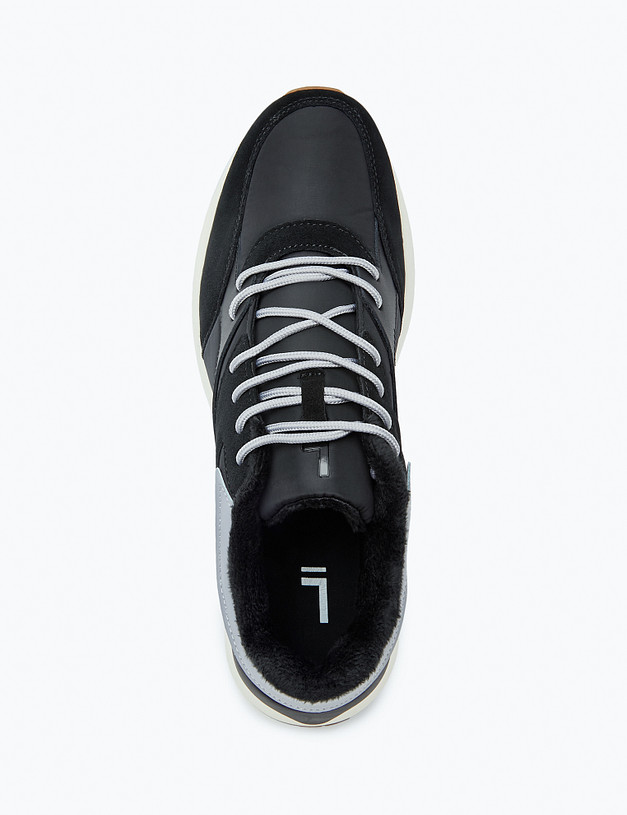 Черные мужские кроссовки MASCOTTE 151-322421-0202 | ракурс 4