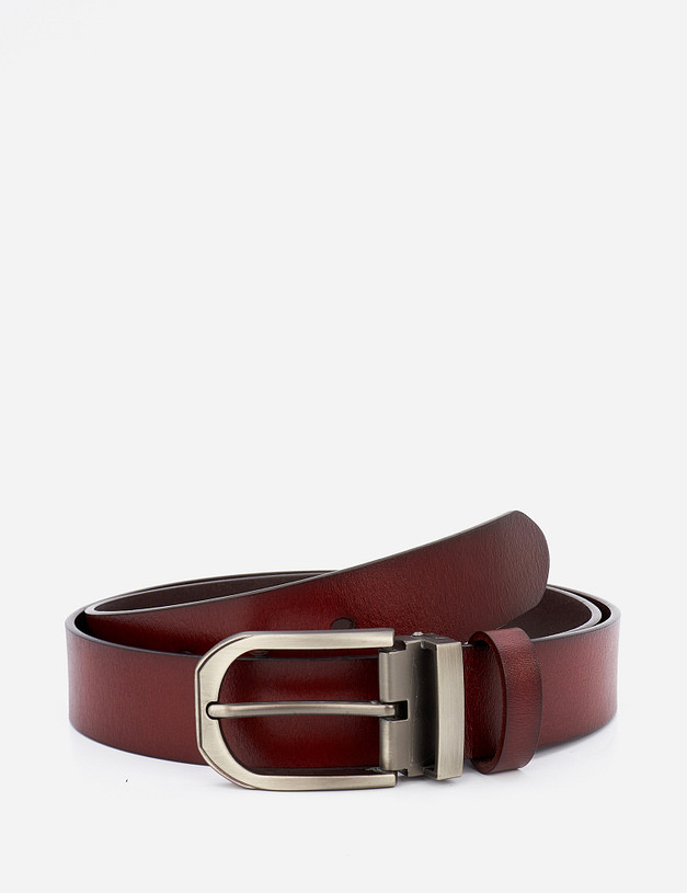 Коричневый мужской ремень MASCOTTE 701-0214-609 | ракурс 2