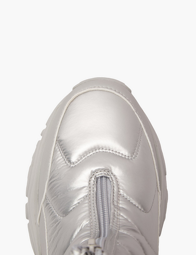 Серебристые женские дутики MASCOTTE 64-320221-0216 | ракурс 6