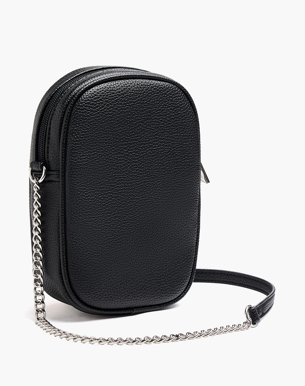 646-6124-602 Сумка женская и.кожа/текстиль черн, S, Mascotte