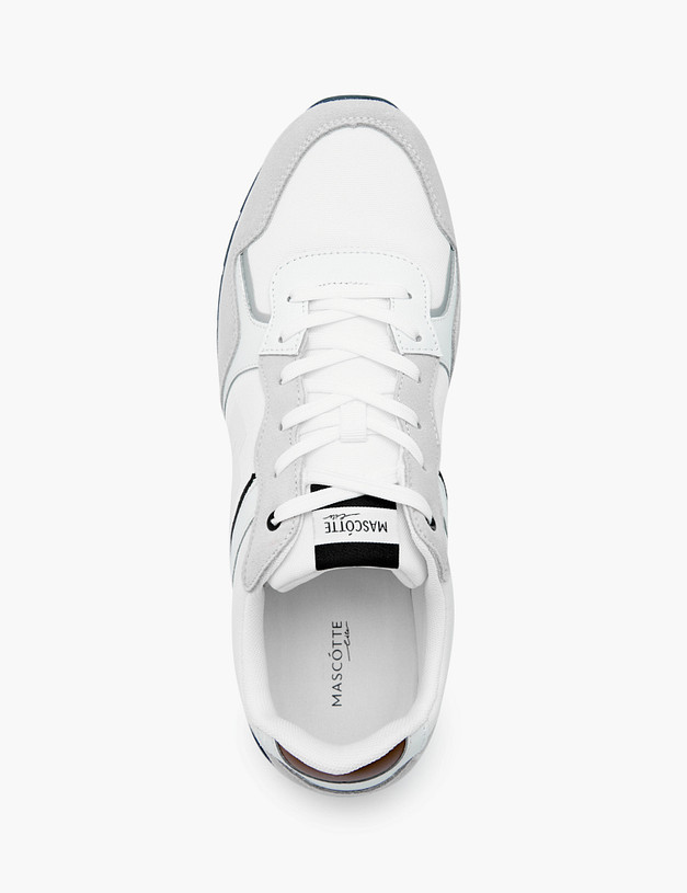 Белые мужские кроссовки MASCOTTE 189-3114523-0201 | ракурс 4 Белые мужские кроссовки MASCOTTE 189-3114523-0201 | ракурс 4