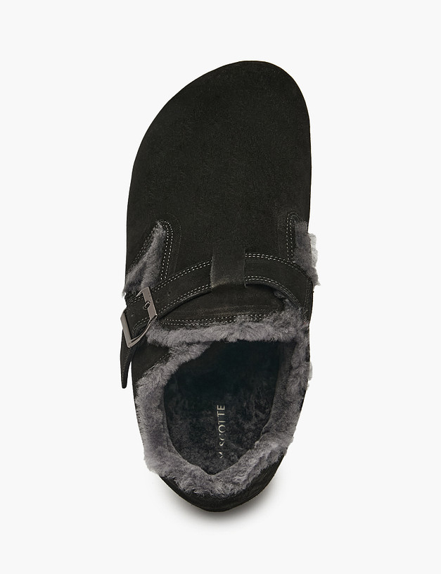 Черные женские зимние полуботинки MASCOTTE 15-520831-0202 | ракурс 4