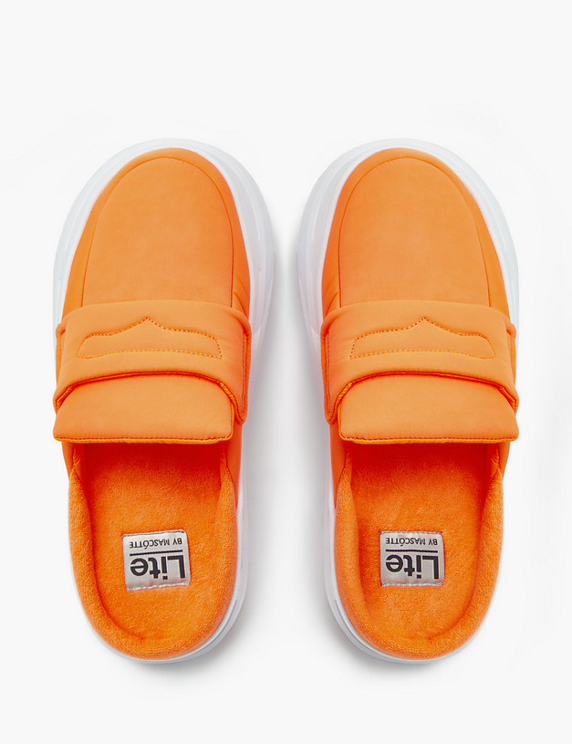 Оранжевые дутые женские сабо MASCOTTE 151-3205624-0213 | ракурс 6