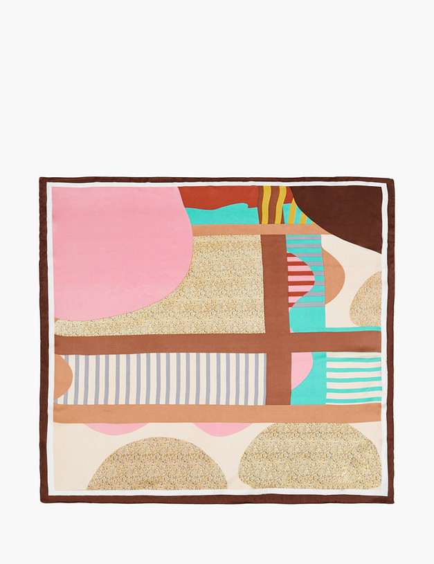 Коричневый женский платок MASCOTTE 700-5104-2409 | ракурс 2