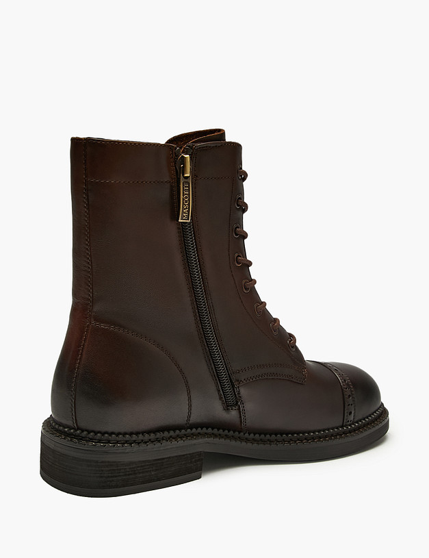Коричневые женские ботинки MASCOTTE 58-526521-0109 | ракурс 3