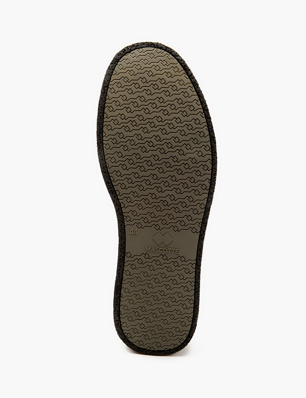Оливковые мужские кеды  MASCOTTE 58-4110914-8123M | ракурс 5 Оливковые мужские кеды  MASCOTTE 58-4110914-8123M | ракурс 5