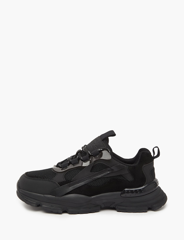 Черные детские кроссовки MASCOTTE 234-320421-0602 | ракурс 3