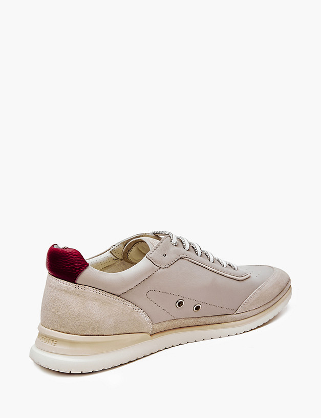 Серые мужские кеды из кожи MASCOTTE 175-4110711-8106M | ракурс 3