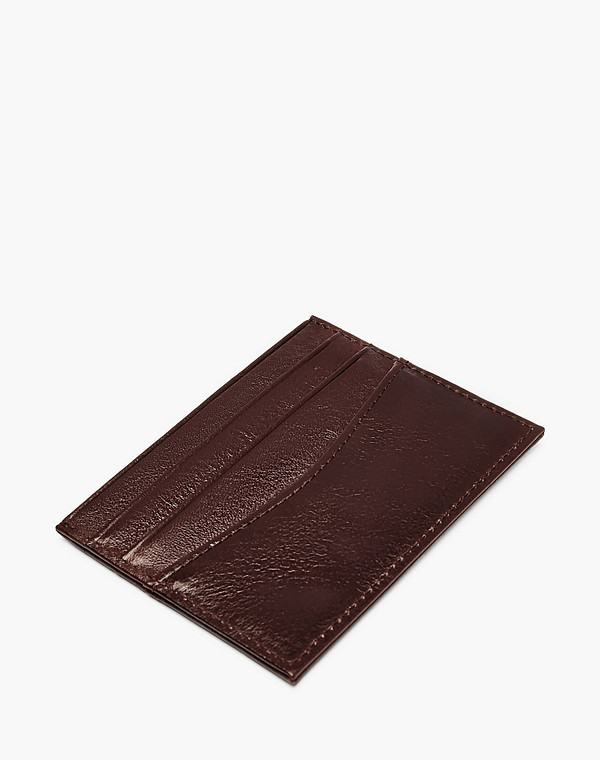 622-6108-109 Визитница.Муж. нат.кожа/текстиль корич, Mascotte