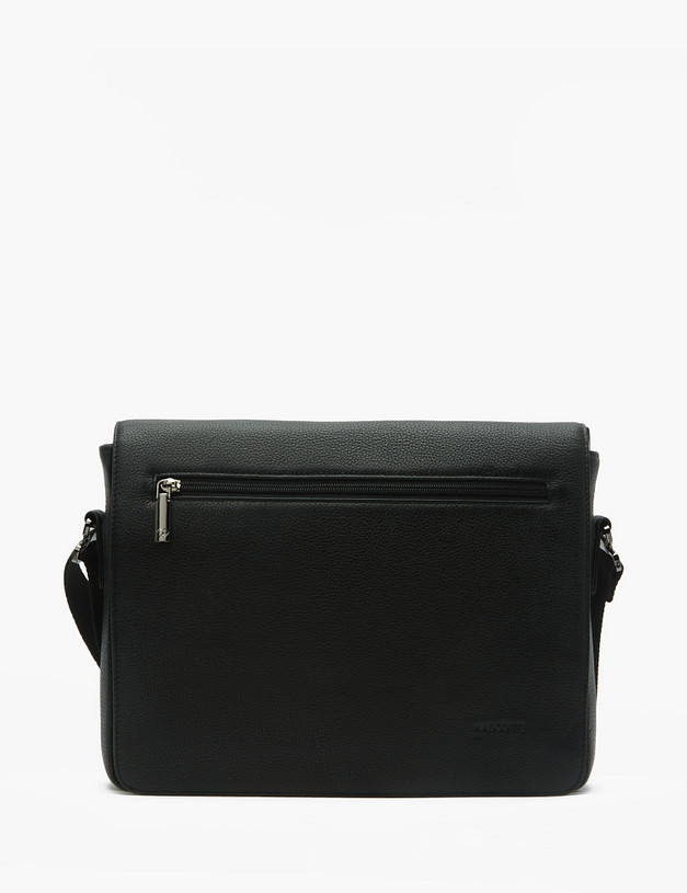 Черная мужская сумка из кожи MASCOTTE 622-2206-102 | ракурс 1 Черная мужская сумка из кожи MASCOTTE 622-2206-102 | ракурс 1