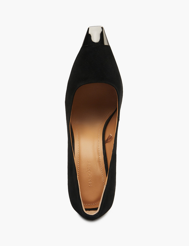 Черные женские туфли на шпильке MASCOTTE 233-513711-3605M | ракурс 5