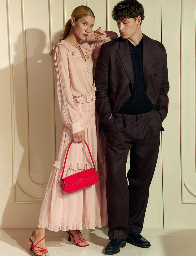 Черные мужские лоферы из натуральной кожи MASCOTTE 128-511511-0102 | ракурс 2 Черные мужские лоферы из натуральной кожи MASCOTTE 128-511511-0102 | ракурс 2