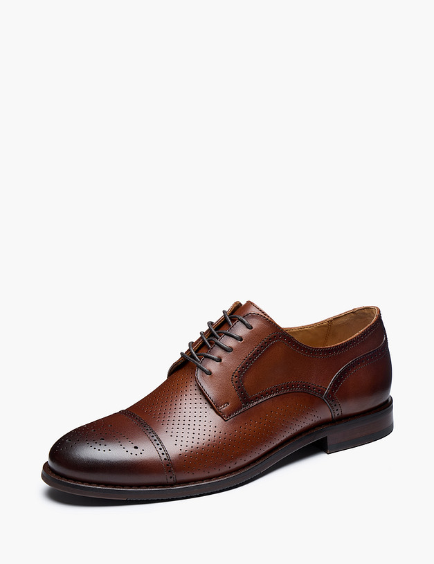 Коричневые мужские полуботинки MASCOTTE 142-611512-0109 | ракурс 2