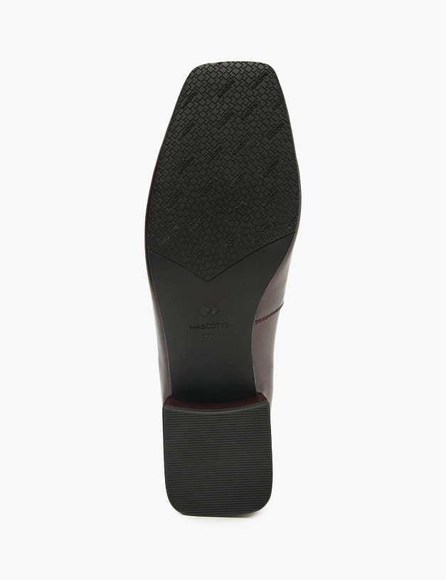 Бордовые женские туфли Мэри Джейн MASCOTTE 126-524911-0105 | ракурс 5
