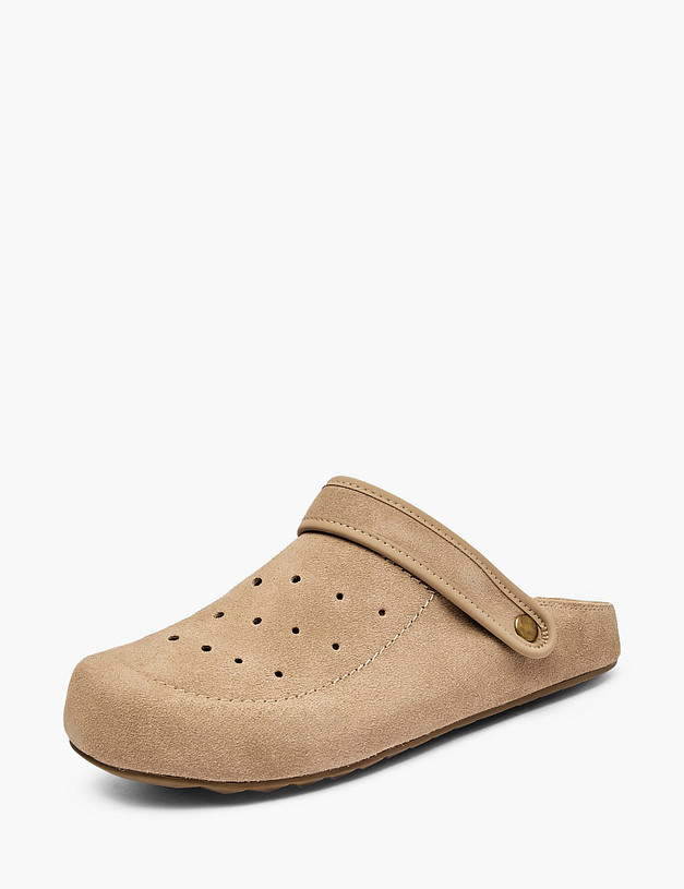 Бежевые женские сабо MASCOTTE 98-612622-0208 | ракурс 2