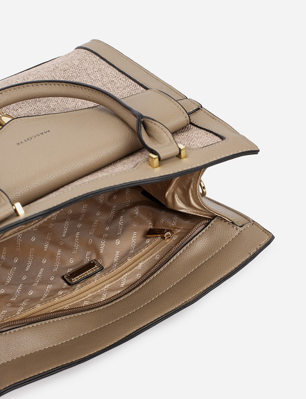 Бежевая женская сумка MASCOTTE 610-1204-608 | ракурс 4