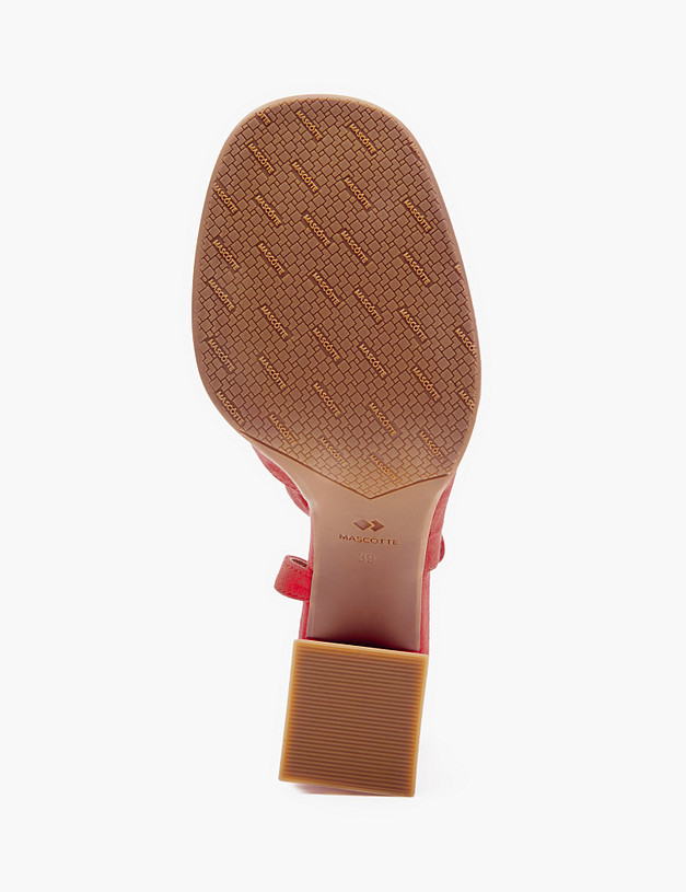 Красные женские босоножки MASCOTTE 233-413811-0605 | ракурс 6