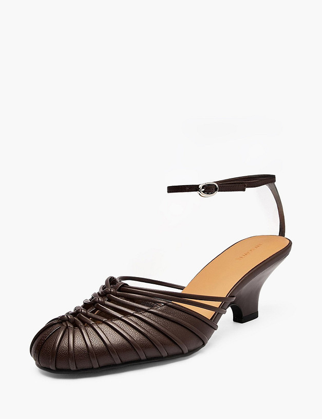 Коричневые женские босоножки MASCOTTE 126-614811-0509 | ракурс 4