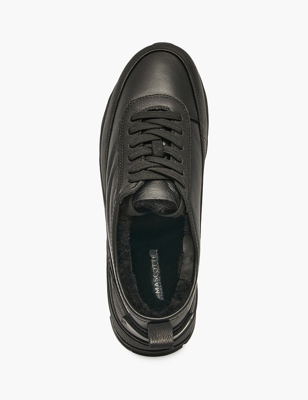 Черные мужские зимние кроссовки MASCOTTE 22-5231833-0102 | ракурс 4