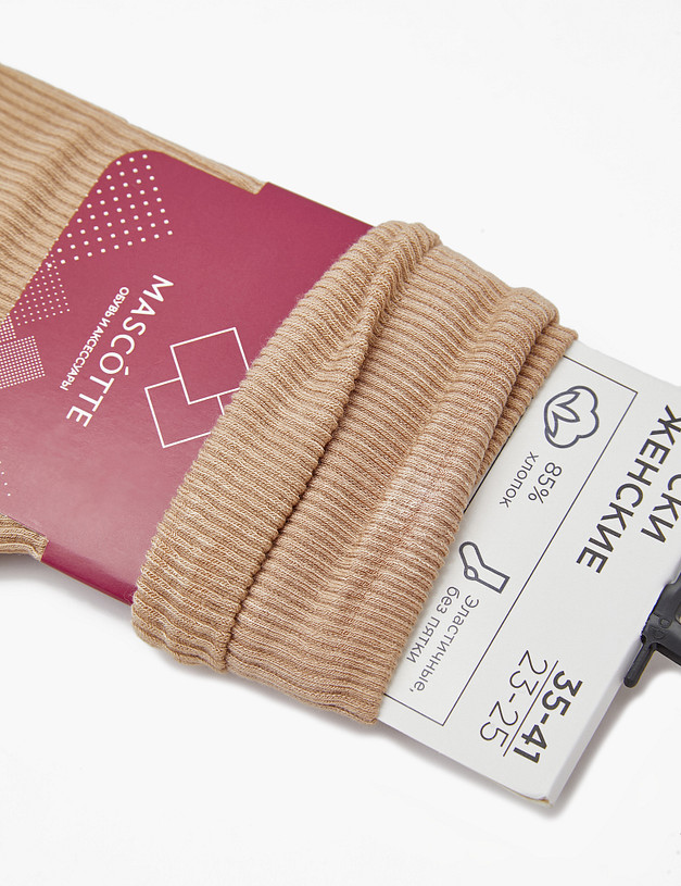Бежевые женские носки MASCOTTE 764-3214-2608 | ракурс 2