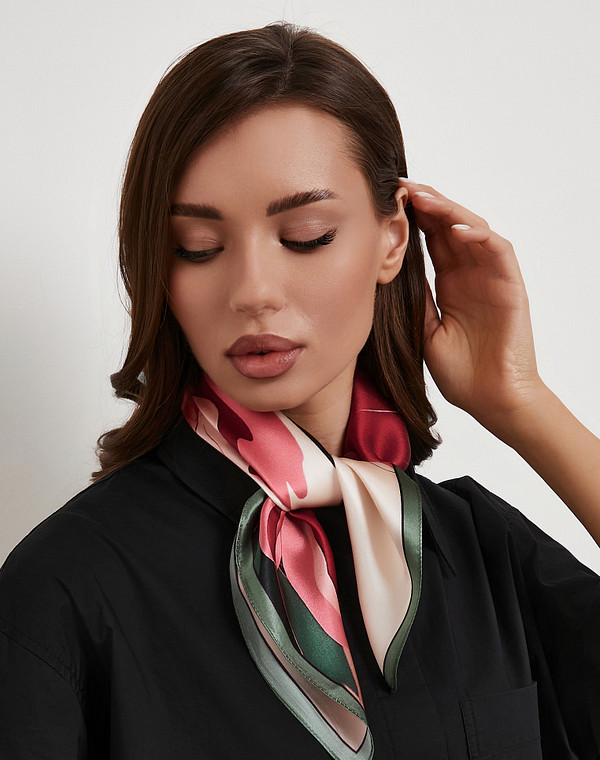 766-6133-2106 Платок женский розов, Mascotte