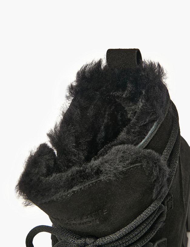 Черные детские угги MASCOTTE 234-524031-0202 | ракурс 7