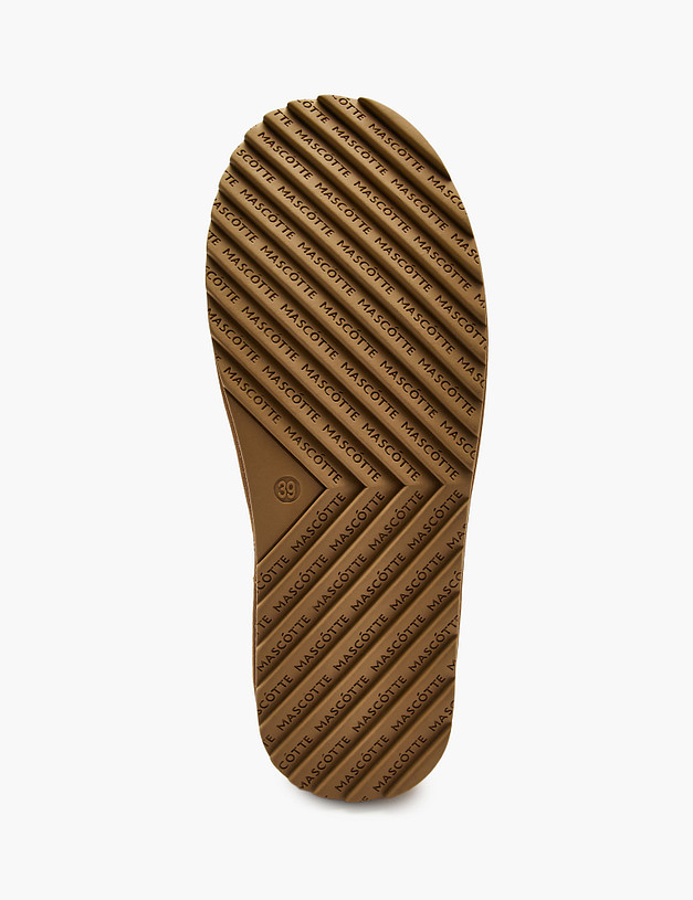 Рыжие короткие женские угги MASCOTTE 234-1225132-0213 | ракурс 5 Рыжие короткие женские угги MASCOTTE 234-1225132-0213 | ракурс 5