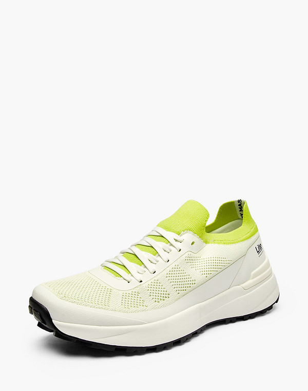 189-610421-0201 Полуботинки для активного отдыха мужские текстиль/текстиль бел-зелен, Lite by Mascotte