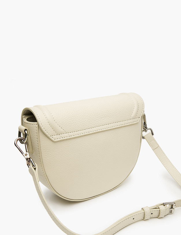 Бежевая женская сумка-седло MASCOTTE 660-3205-108 | ракурс 7 Бежевая женская сумка-седло MASCOTTE 660-3205-108 | ракурс 7