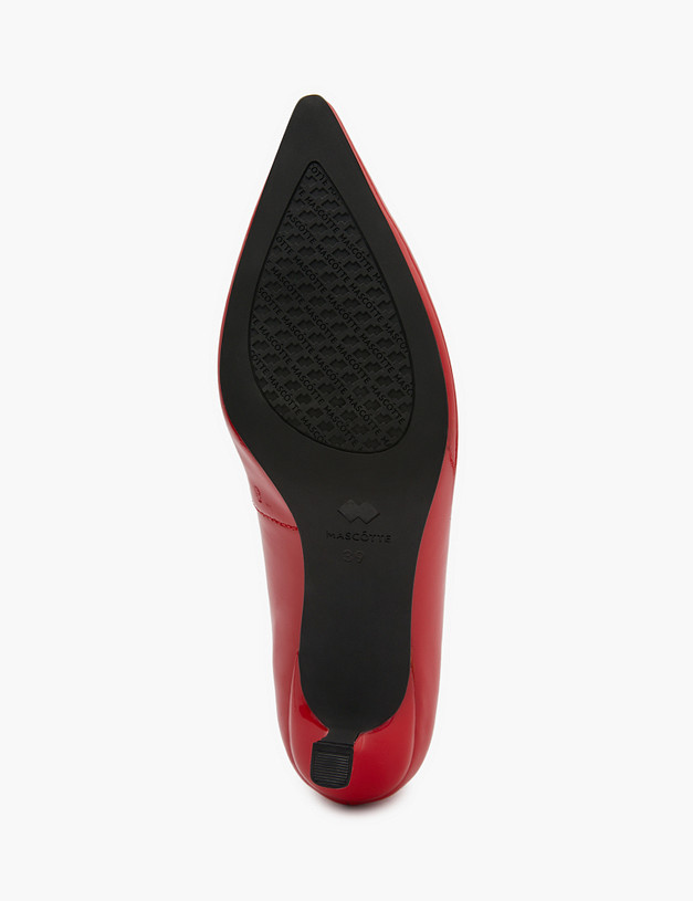 Красные лакированные женские туфли MASCOTTE 94-5164611-0705 | ракурс 8