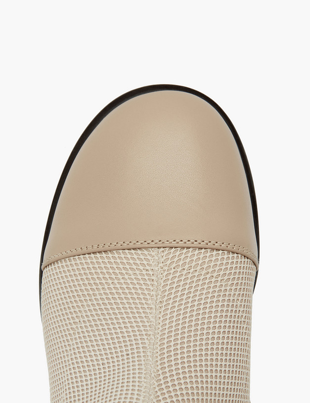 Бежевые женские ботильоны с ремешком MASCOTTE 233-310321-0108 | ракурс 4